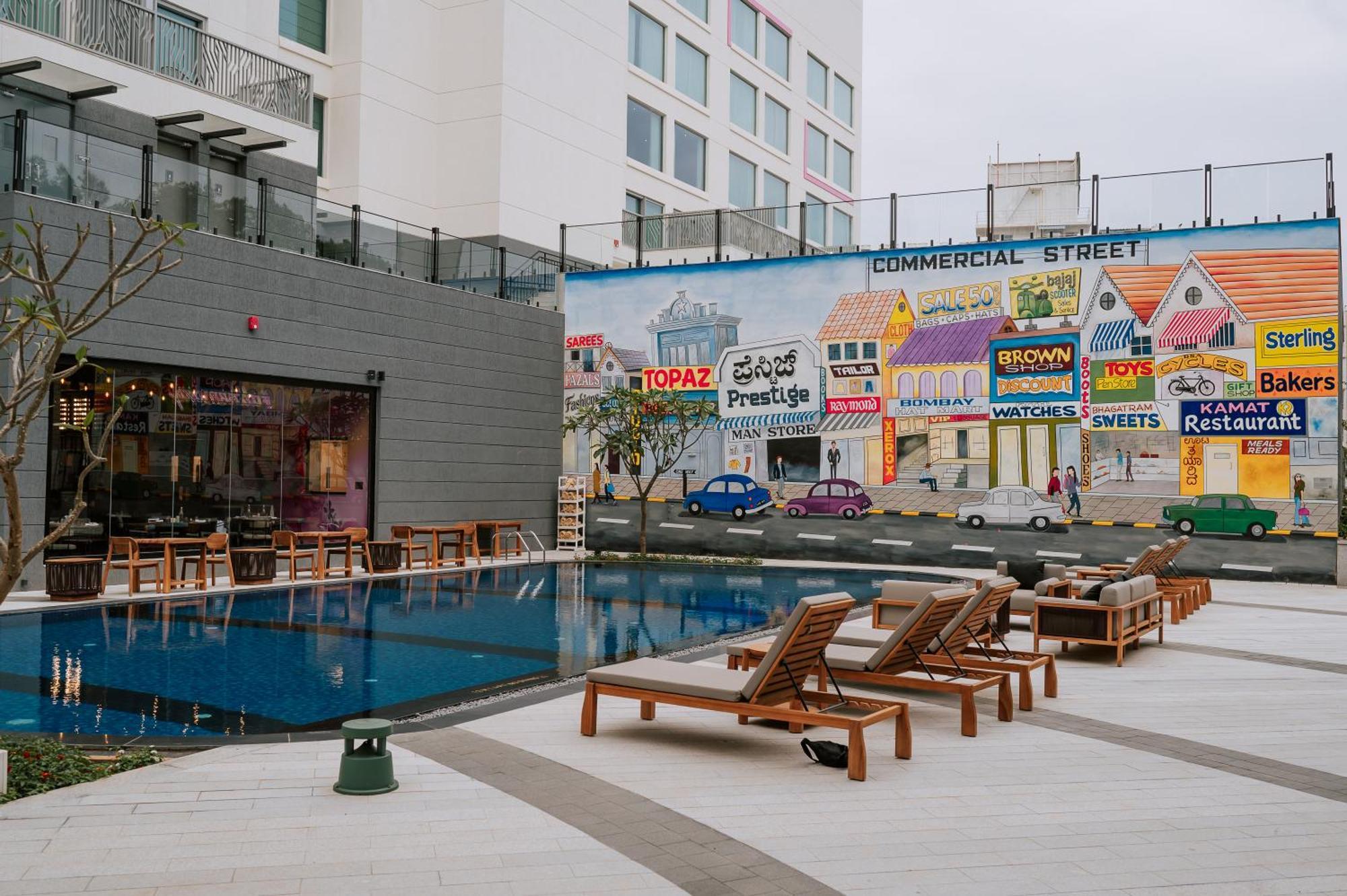 Moxy Bengaluru Airport Prestige Tech Cloud Hotel Devanahalli Exterior foto